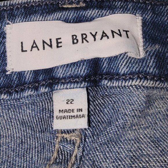 Lane Bryant Distressed Jean Shorts - Picture 2 of 4